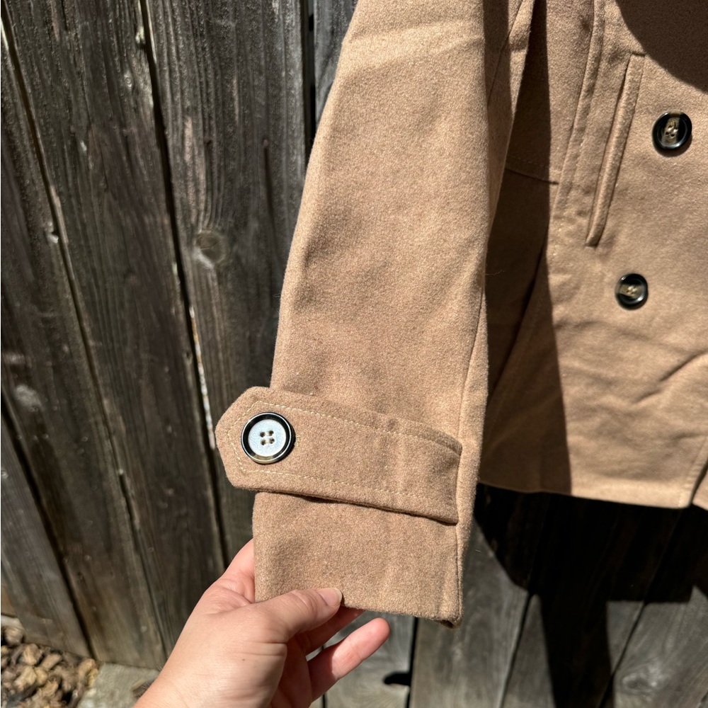 Thread And Supply Camel Colored Double Breasted W… - image 3